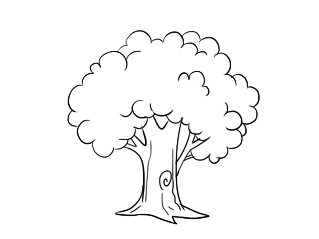 大树简笔画