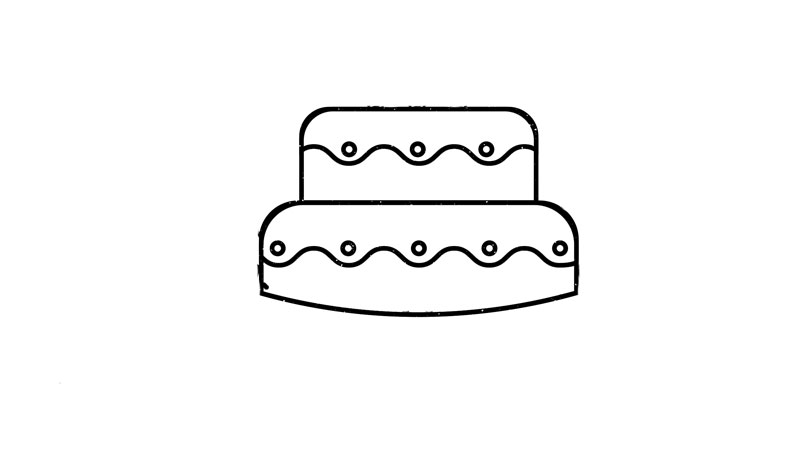 蛋糕简笔画 蛋糕简笔画怎么画