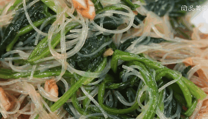 粉丝拌菠菜做法  粉丝拌菠菜怎么做