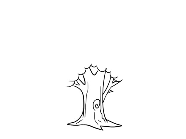 大树简笔画