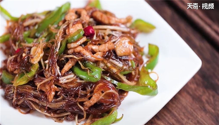 豆芽炒粉丝怎么做 豆芽炒粉丝的做法