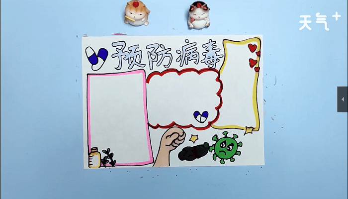 画一幅病毒的手抄报 画一幅病毒的手抄报画报