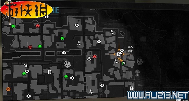 《消逝的光芒》全地区稀有蓝图收集图文攻略详解 收集:蓝图(贫民窟蓝图地点全图)