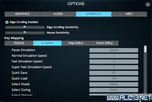 《城市:天际线》操作按键详解 快捷键一览