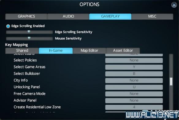 《城市:天际线》操作按键详解 快捷键一览