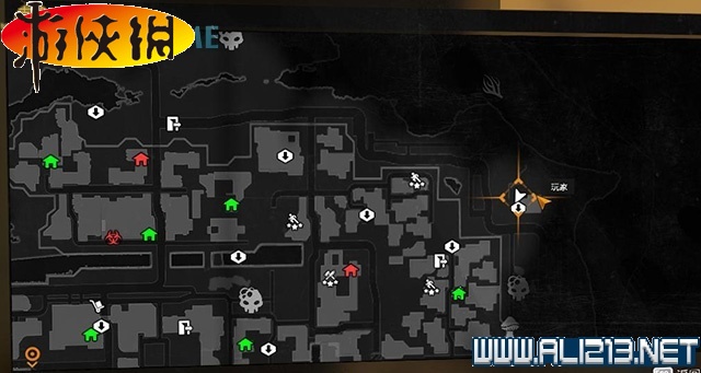 《消逝的光芒》全地区稀有蓝图收集图文攻略详解 收集:蓝图(贫民窟蓝图地点全图)