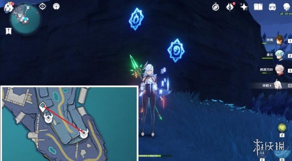 原神2.4键纹位置分布在哪 原神2.4键纹宝箱位置地图分享 狭间之街