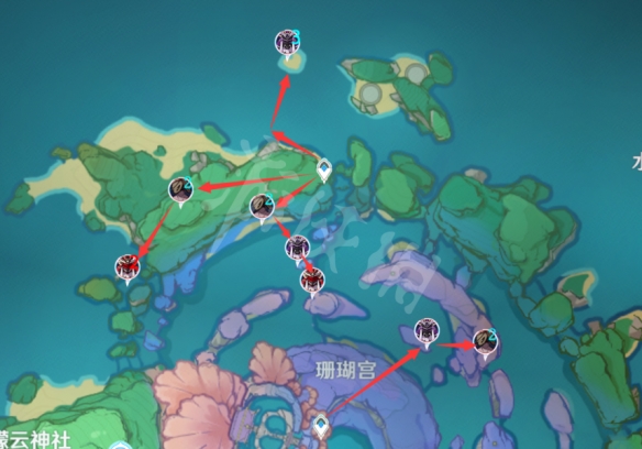 原神刀镡采集路线分享 原神刀镡在哪里刷